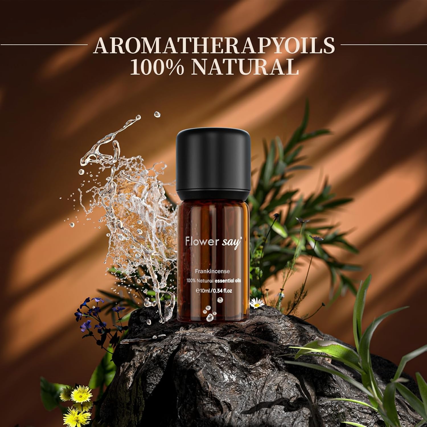 Frankincense Essential Oil – 100% Pure & Natural from India, Therapeutic Grade Boswellia – Skin Care, Aromatherapy, Diffuser & Massage – 10ml