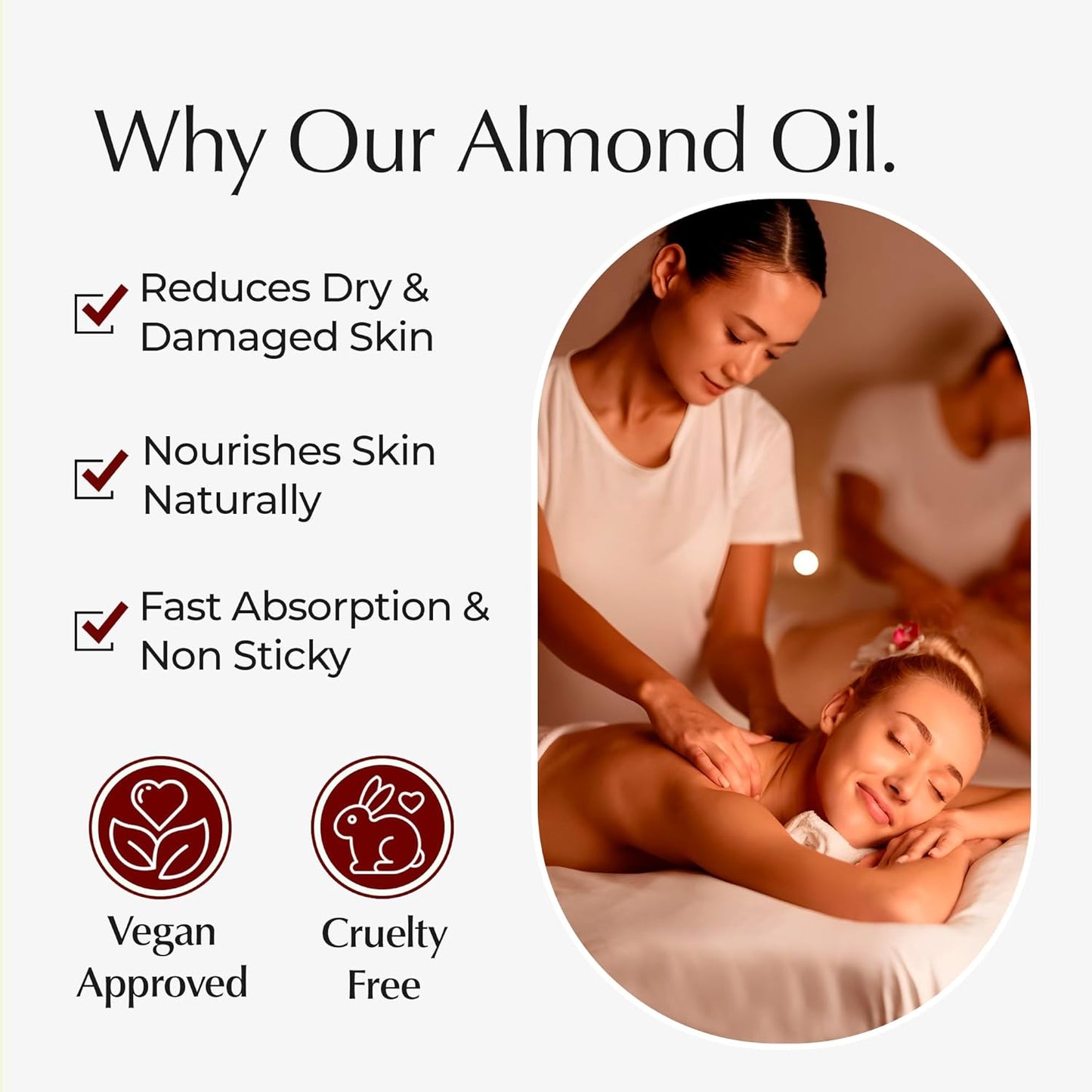 Ayumi Sweet Almond Oil with Vitamin E | Natural Stretch Mark Oil for Scar Treatment | Almond Hair Oil for Dry Hair | FaceOil for Dry Skin | Vegan NailOil & Cuticle Oil for Skin Care | 5.3 Fl oz
