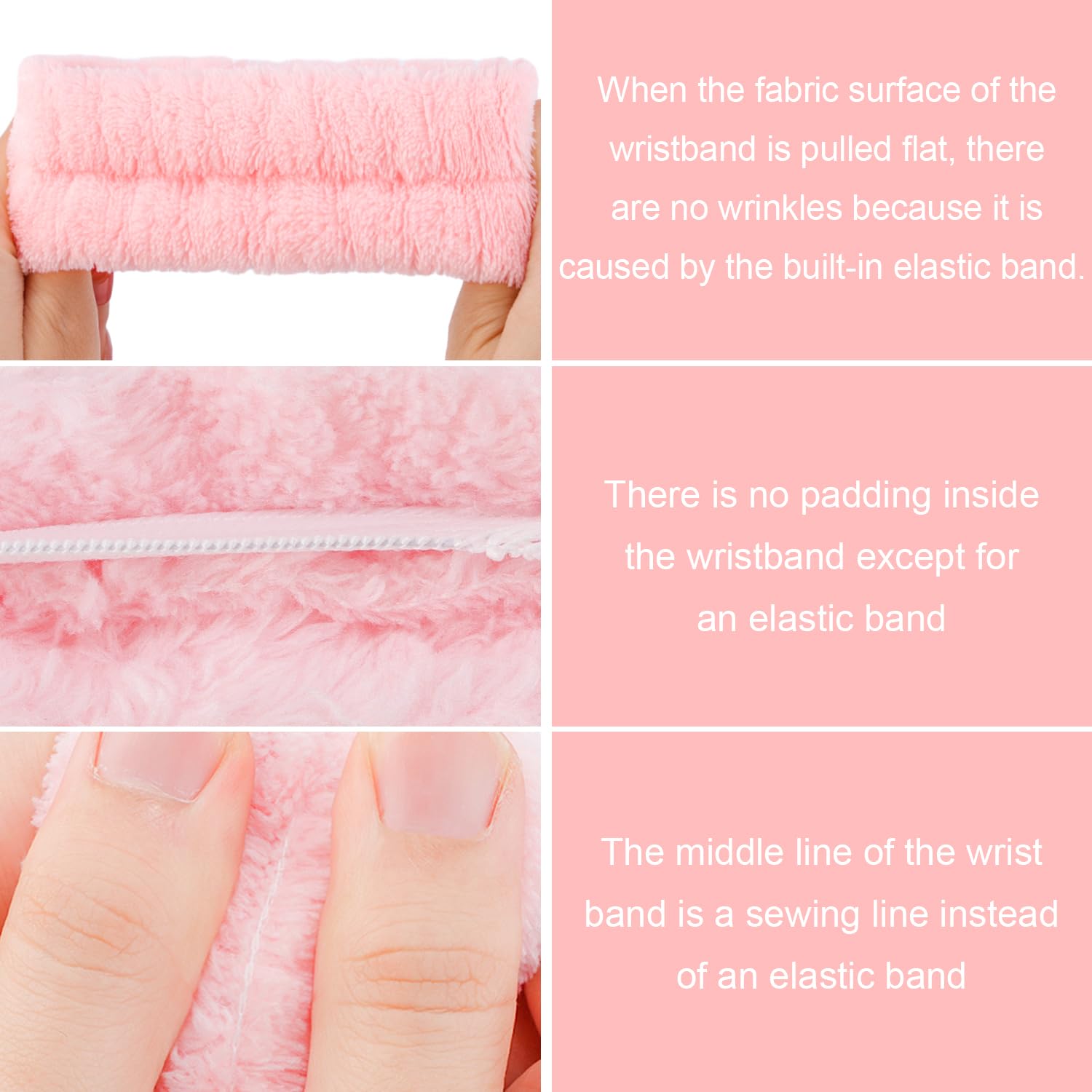 SuPoo 9 Pcs Skincare Headbands Snail Spa Headband and Wristband Set Alien Pink Face Wash Wristbands Cute Makeup Hair Band for Washing Face Wrap Head Towel Wrist Towels for Shower