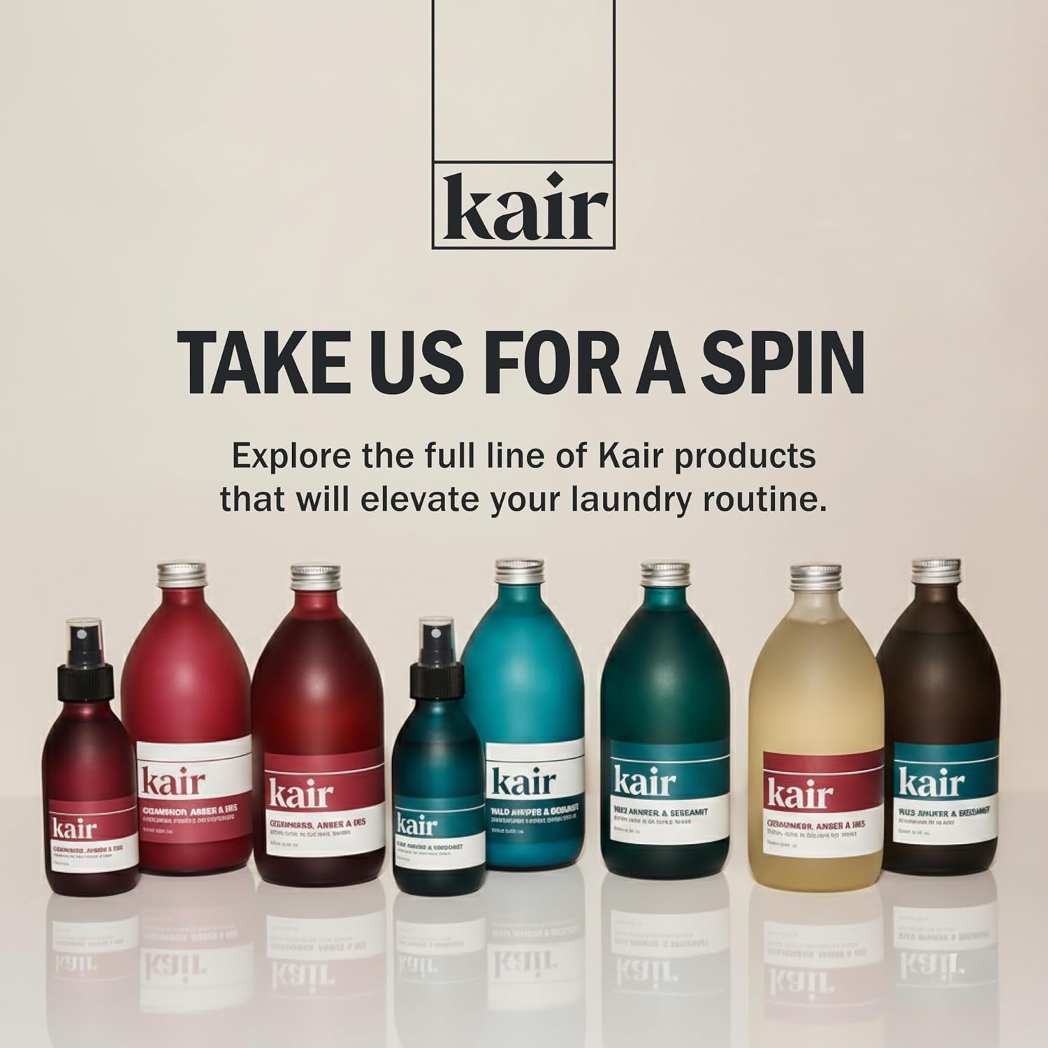 Kair Pillow Spray Mist - Lavender, Vetiver & Chamomile | Natural Aromatherapy Pillow Mist, 3.4 Fl Oz Refillable Glass Bottle, 100% Pure Essential Oils, Vegan Cruelty-Free, Calming Relaxing Scent