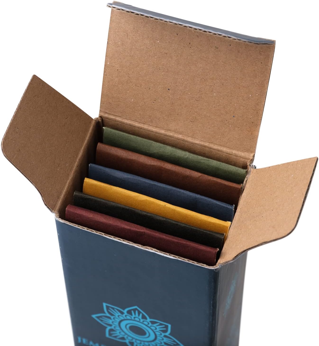 Bali Soap Jembrana Incense Sticks - Variety Pack 6 Scents (144 Sticks Total, 24 Sticks Each) of Lotus (Padma), Sandalwood, Gardenia, Maha Triloka, Raja Harum & Dewi Sai (Amber)
