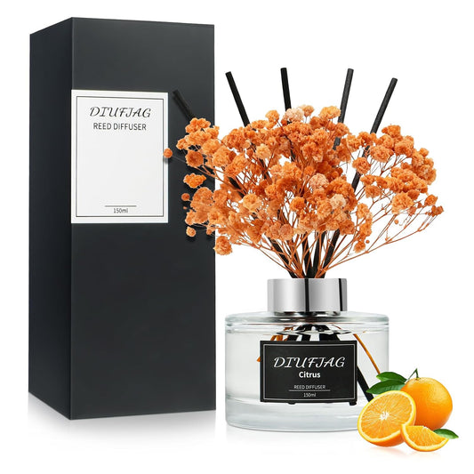Citrus Reed Diffuser Set