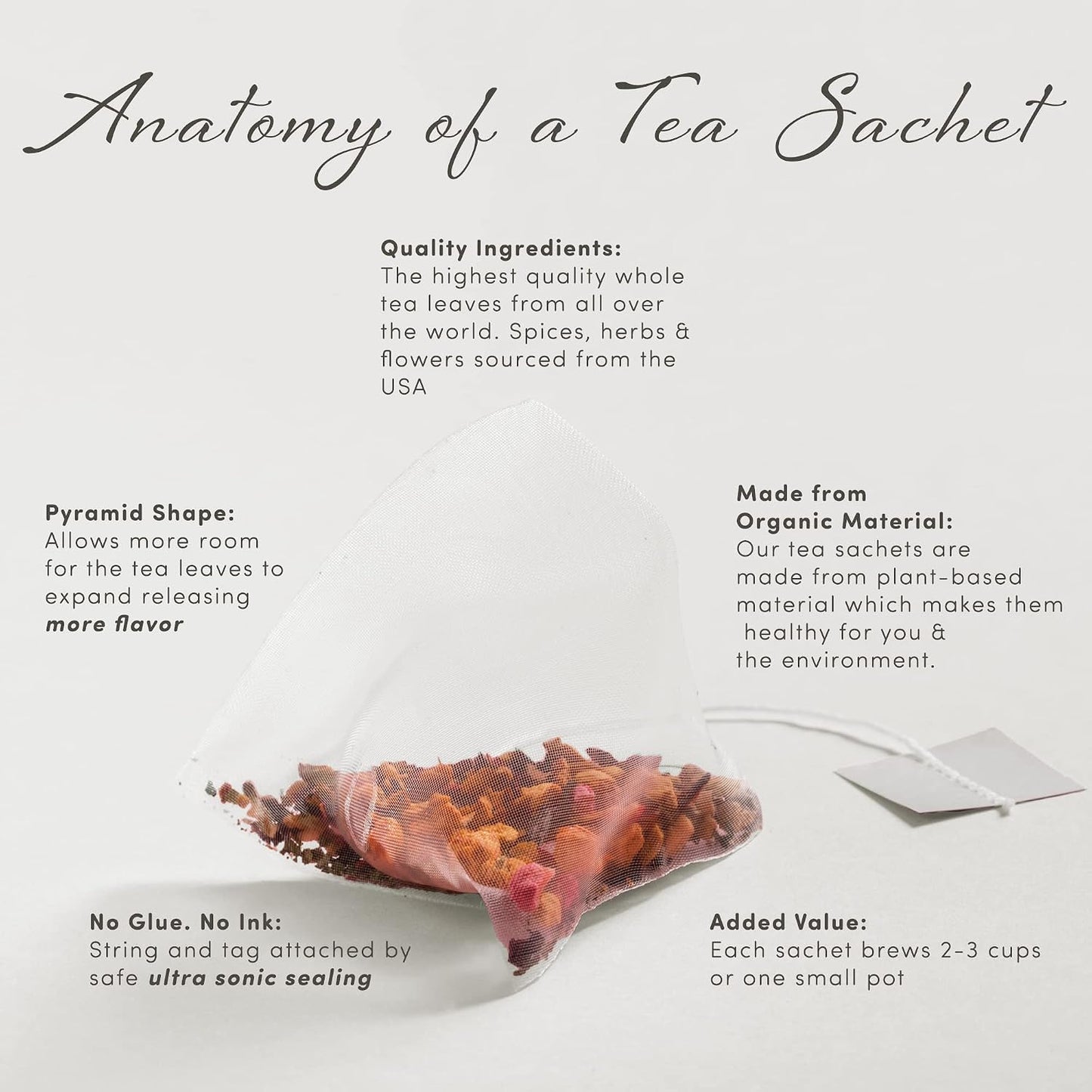 Lemon Lavender Green Tea by La Tea Dah, Antioxidant Rich Tea Made with Lightly Caffeinated Green Tea Leaves, Lemongrass, & Lavender Flowers, Floral Tea Gift Collection (12 Sachets)