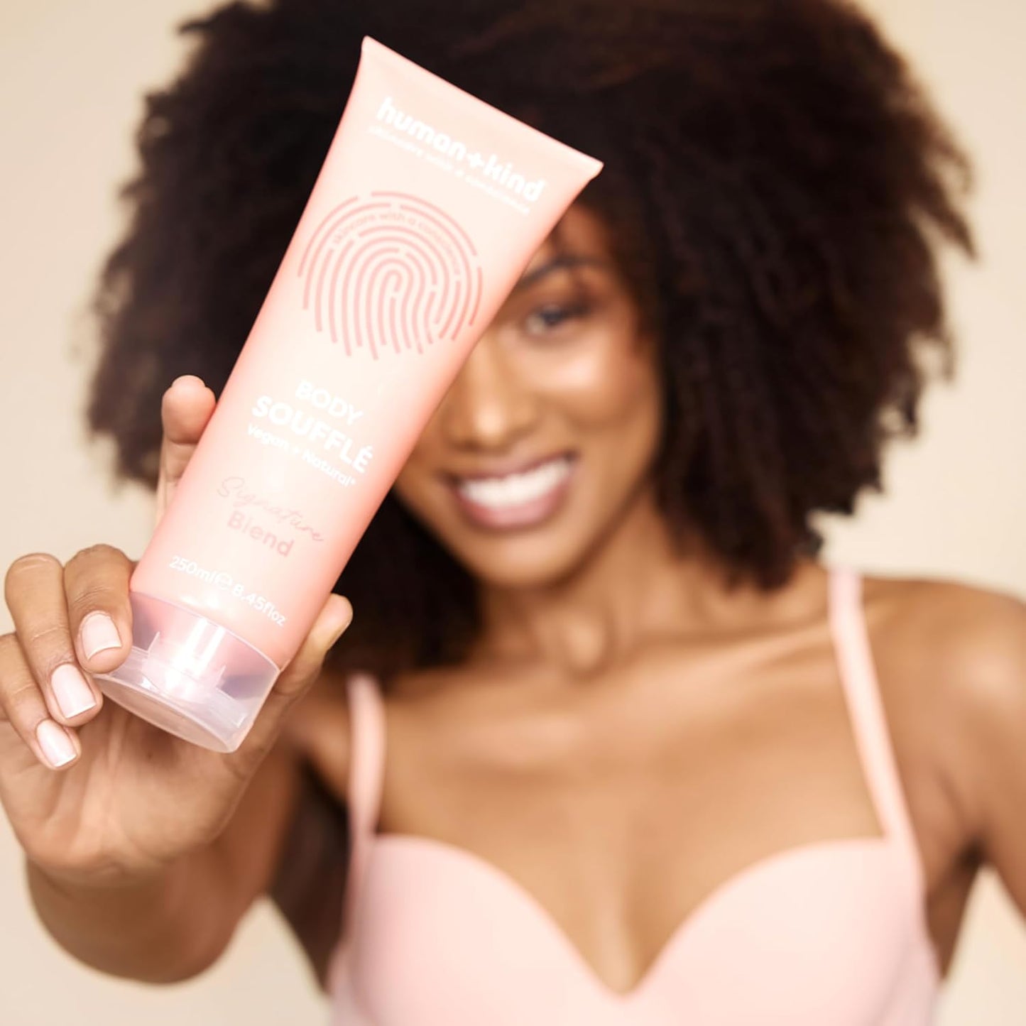 Human+Kind Signature Blend Body Souffle - Fast Absorbing Body Lotion - Hydrates Skin with Formulated Shea Butter and Apricot Kernel Oil - 8.5 oz