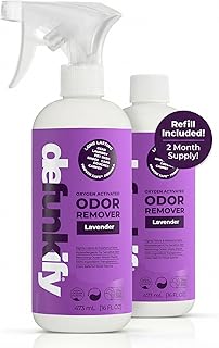 Fabric Freshener Spray, 32oz. 'Lavender' Odor Remover Spray. Shoe Deodorizer, Carpet Deodorizer, Odor Eliminator for Strong Odors Cleaning Supplies. ProvenSafe™ Fabric Freshener for Sensitive Gear