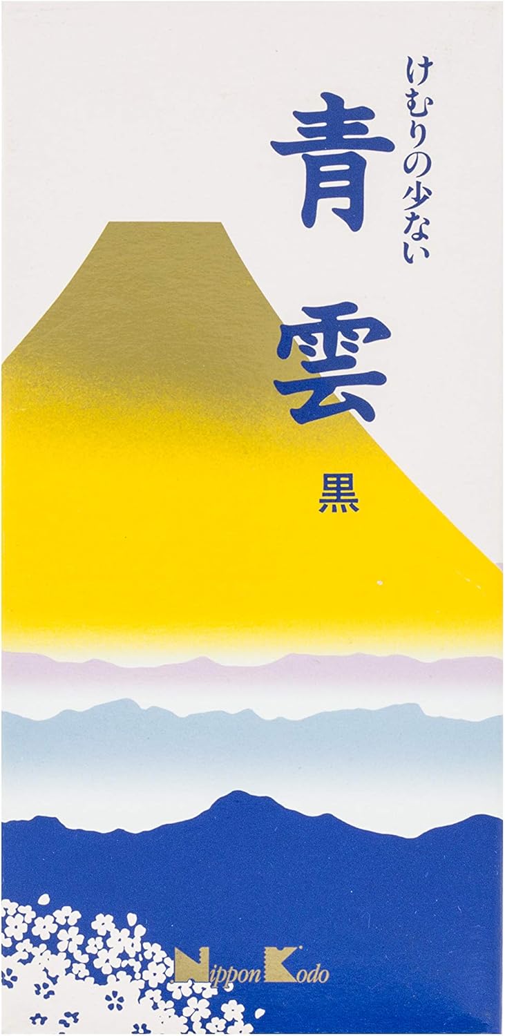 Nippon Kodo - 258 - Seiun Chrysanthemum Incense Sticks - 16 x 8 x 3 cm - Blue