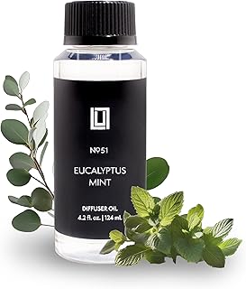 Aroma by Lulu - Eucalyptus Spearmint - Luxury Fragrance Oil for Waterless Cold Air Diffusers - Aromatherapy Fragrance Oil Blend for The Home or Office