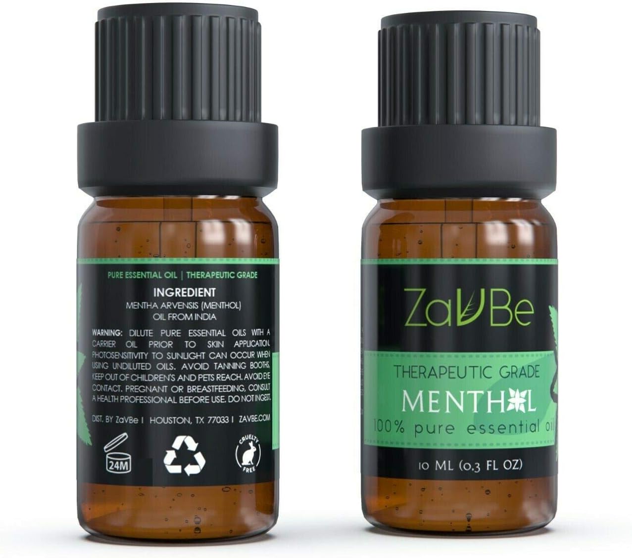 MABUA Menthol Essential Oil Blend 10 ml (1/3 oz) - Essential Oil for Diffuser Undiluted, Oils for Diffuser for Apartment Air Freshener