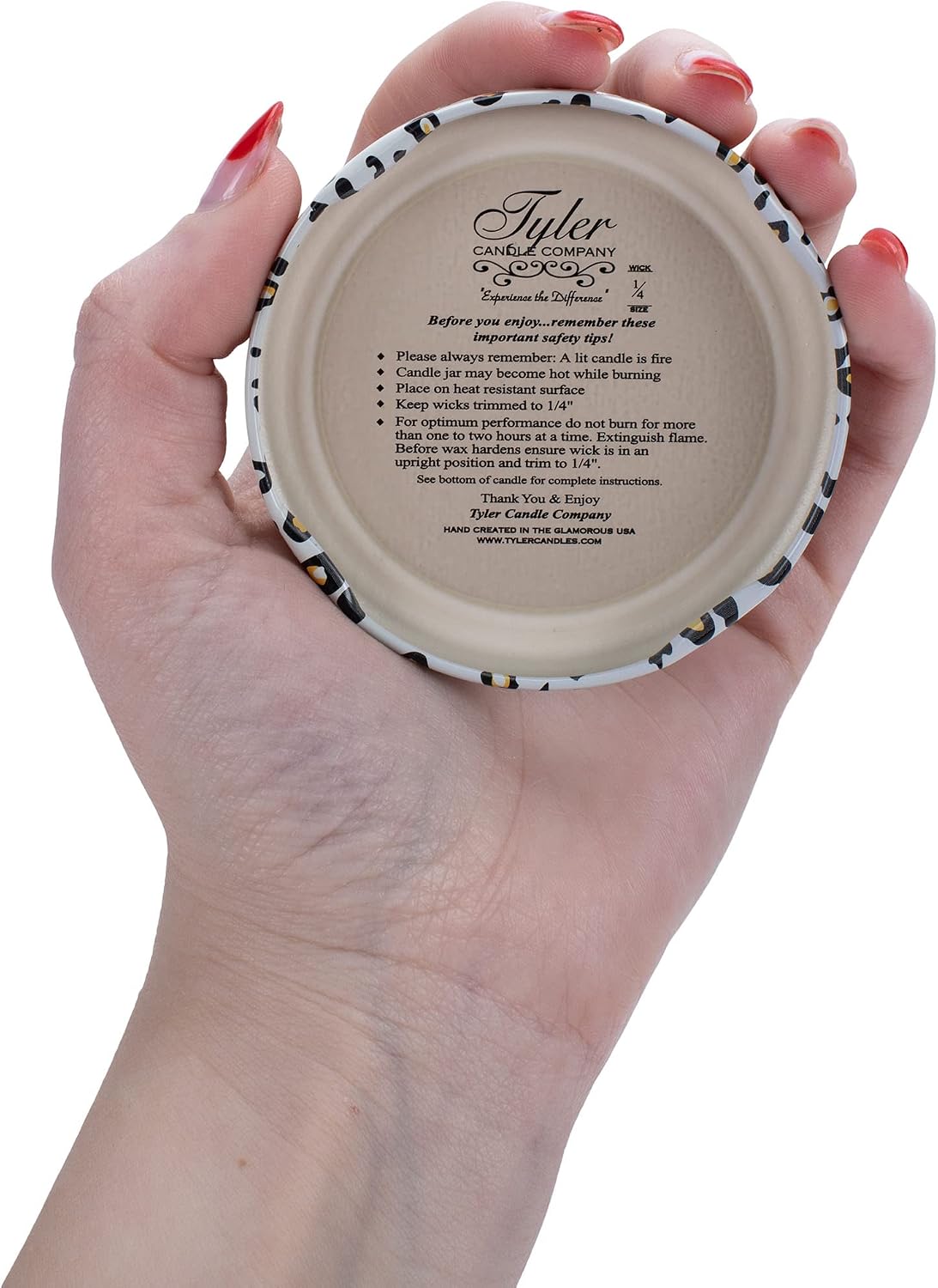 Tyler Glass Fragrane Candle 3.4 Oz,Diva, Scented