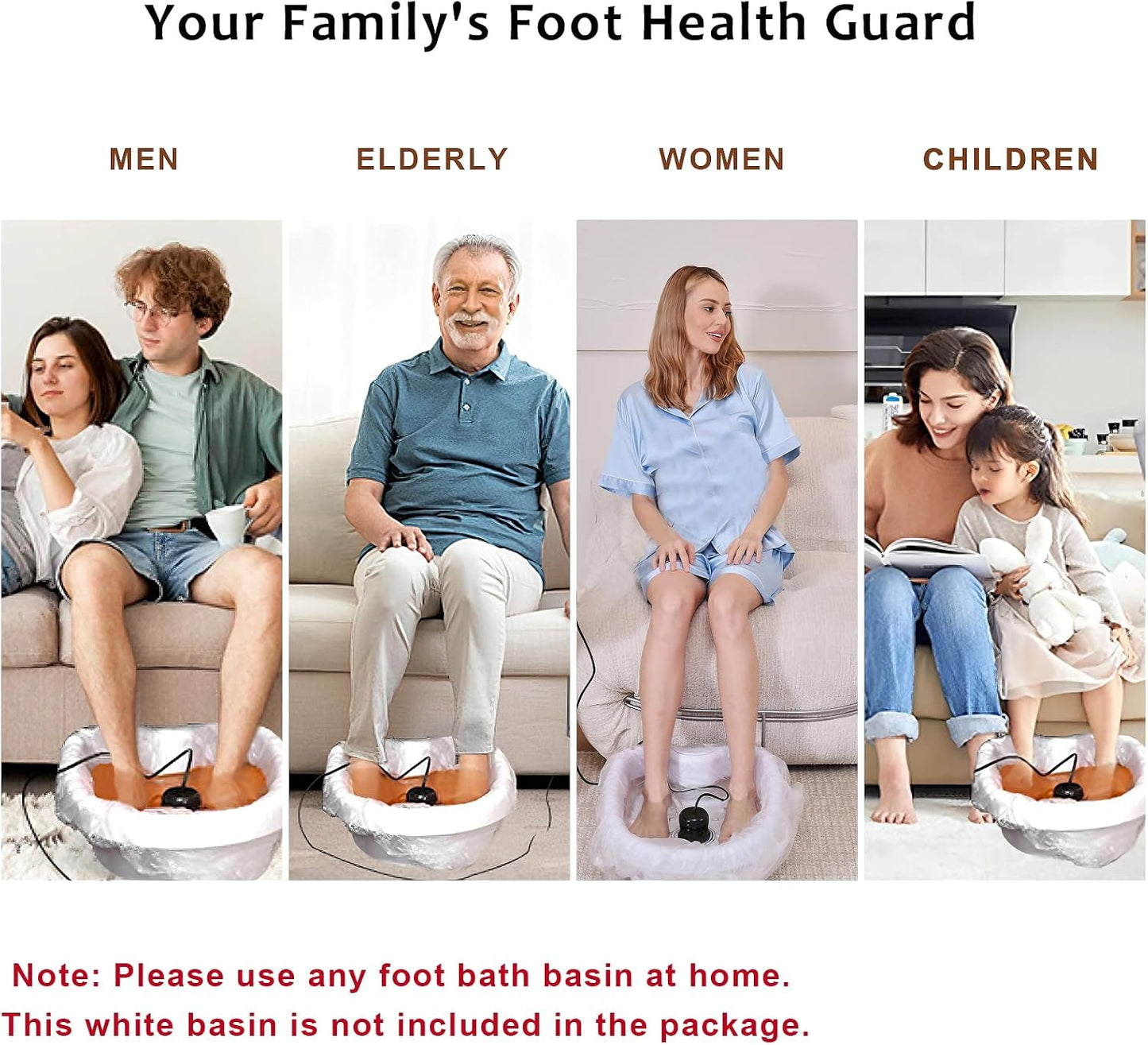 Ionic Foot Detox Machine Negative Ion Foot Bath Spa for Home Use Portable Toxin Removal Deep Cleanse Foot Spa Kit for Relaxation Tired Feet Relief
