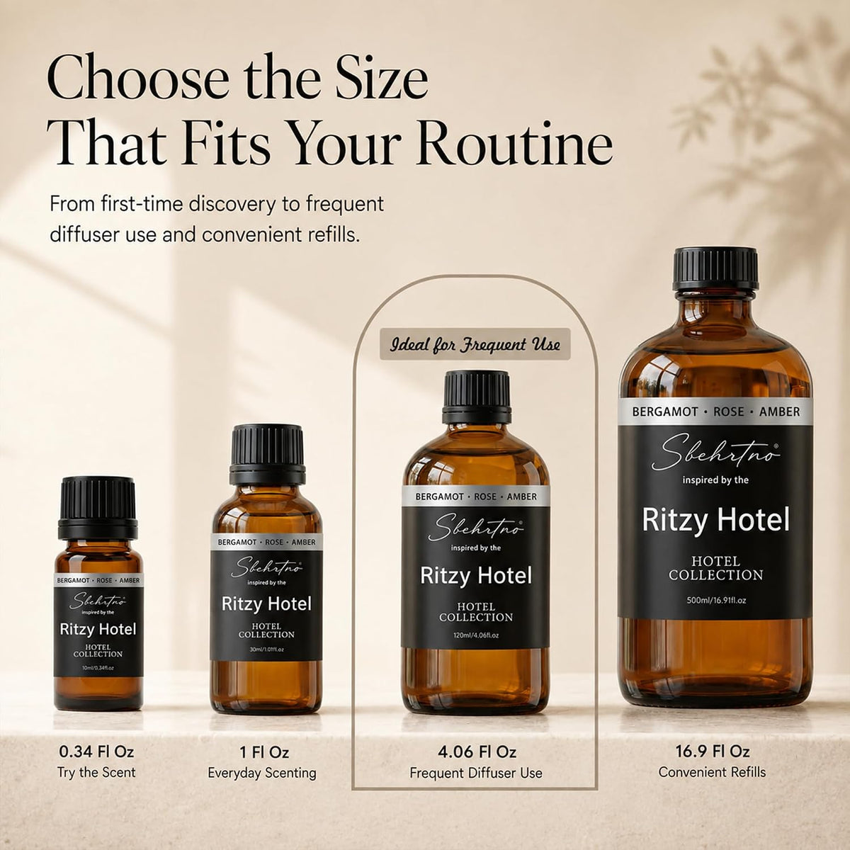 Hotel Collection Diffuser Oil, Coastal Hotel-Inspired Home Fragrance with Lemon, Bergamot &amp; Sea Breeze, for Waterless Diffusers &amp; Scent Machines (0.34 Fl Oz (Pack of 1))