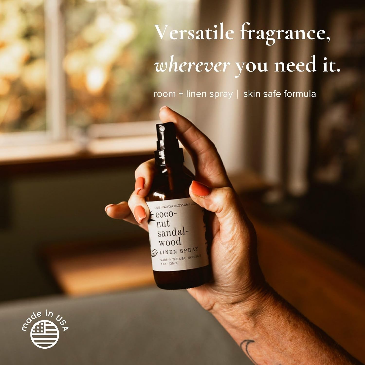 BROKEN TOP Organic Linen & Room Spray (Coconut Sandalwood)