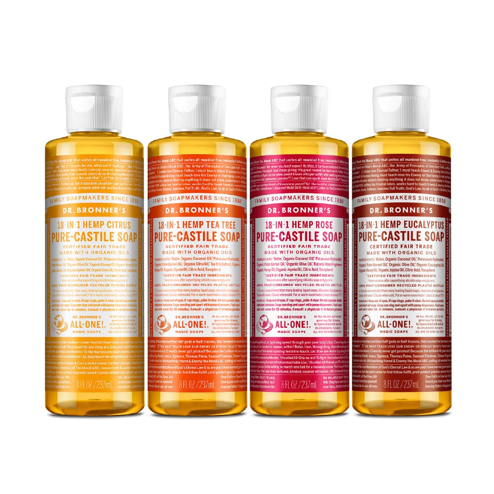 Dr. Bronner's - Pure-Castile Liquid Soap Variety Pack - Citrus