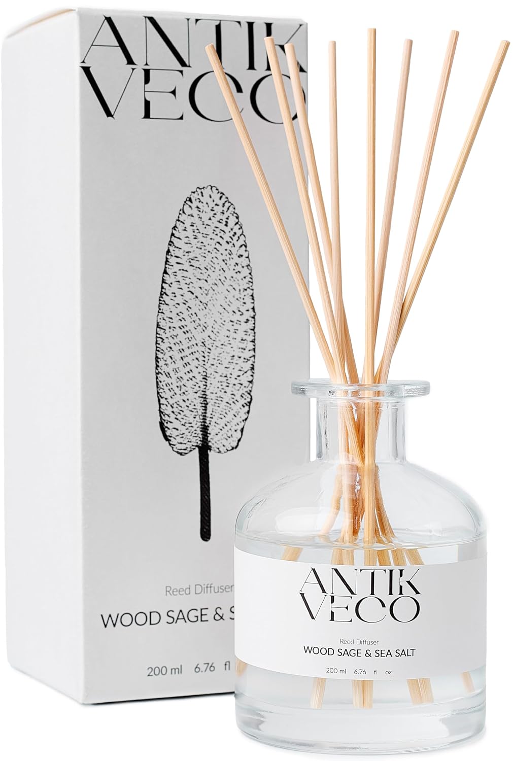 Wood Sage & Sea Salt Reed Diffuser Set