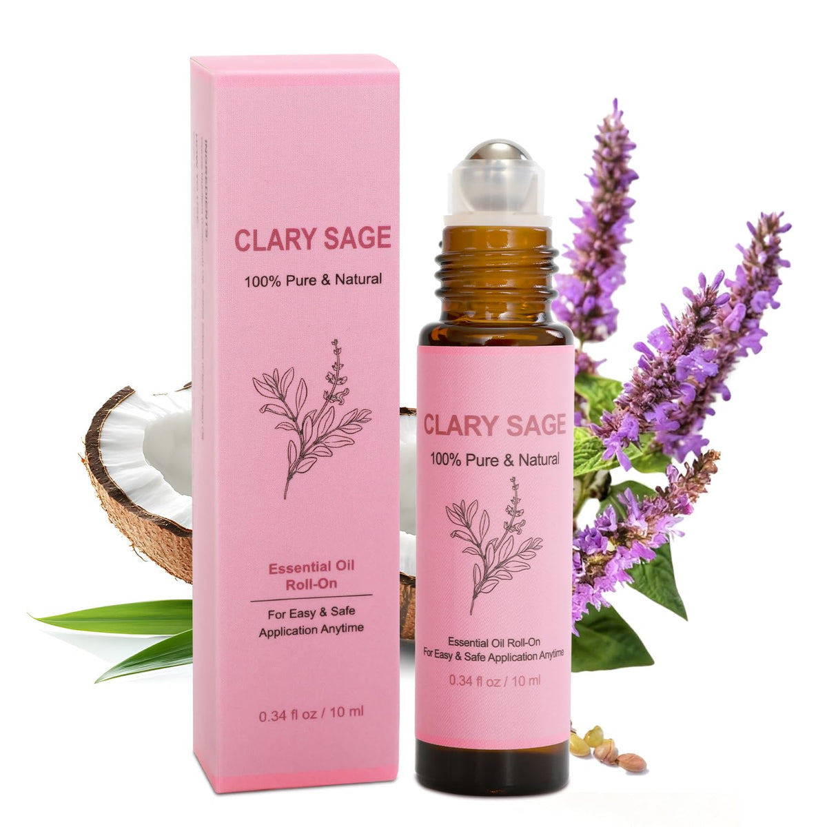 Clary Sage Oil Roller for Labor - Natural Labor and Delivery Essentials