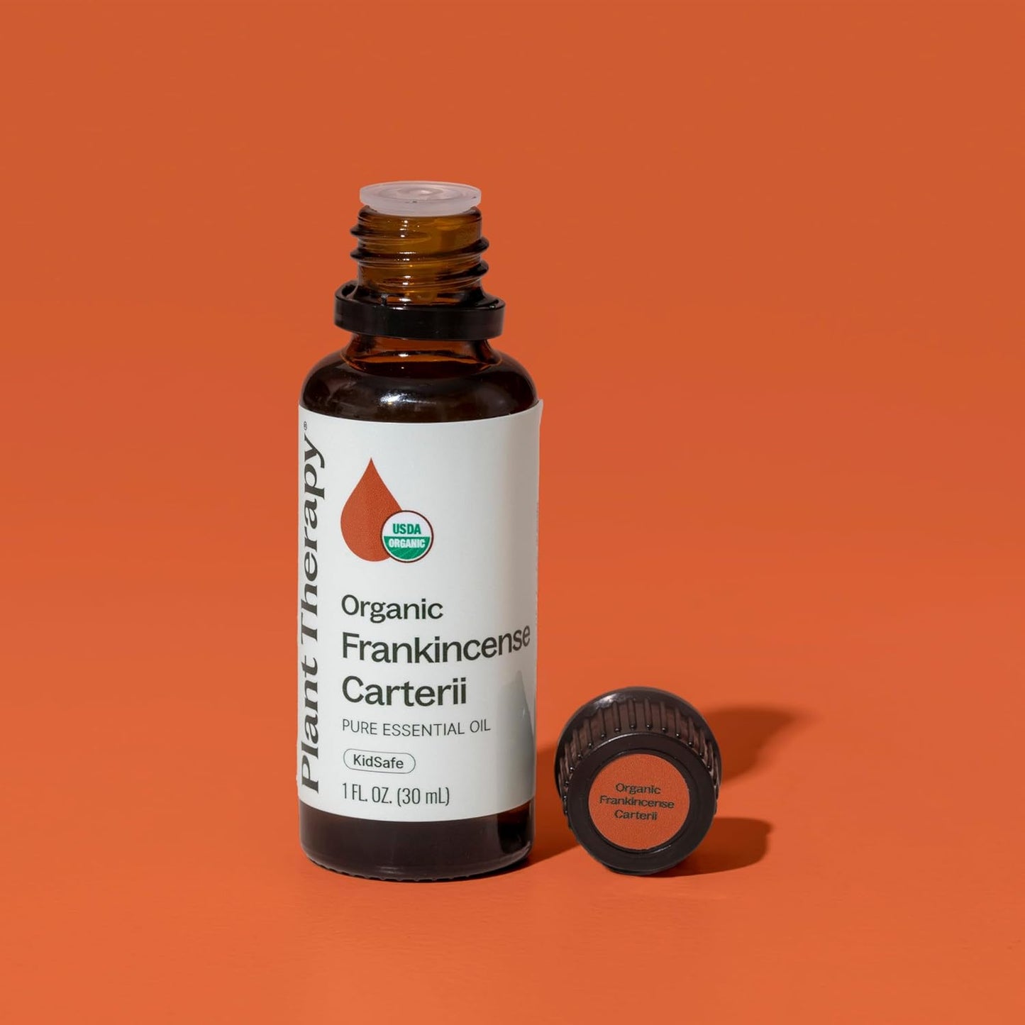 Plant Therapy Organic Frankincense Carterii Essential Oil 30 mL (1 oz) 100% Pure, USDA Certified Organic, Undiluted, Grounding Aromatherapy for Yoga and Meditation