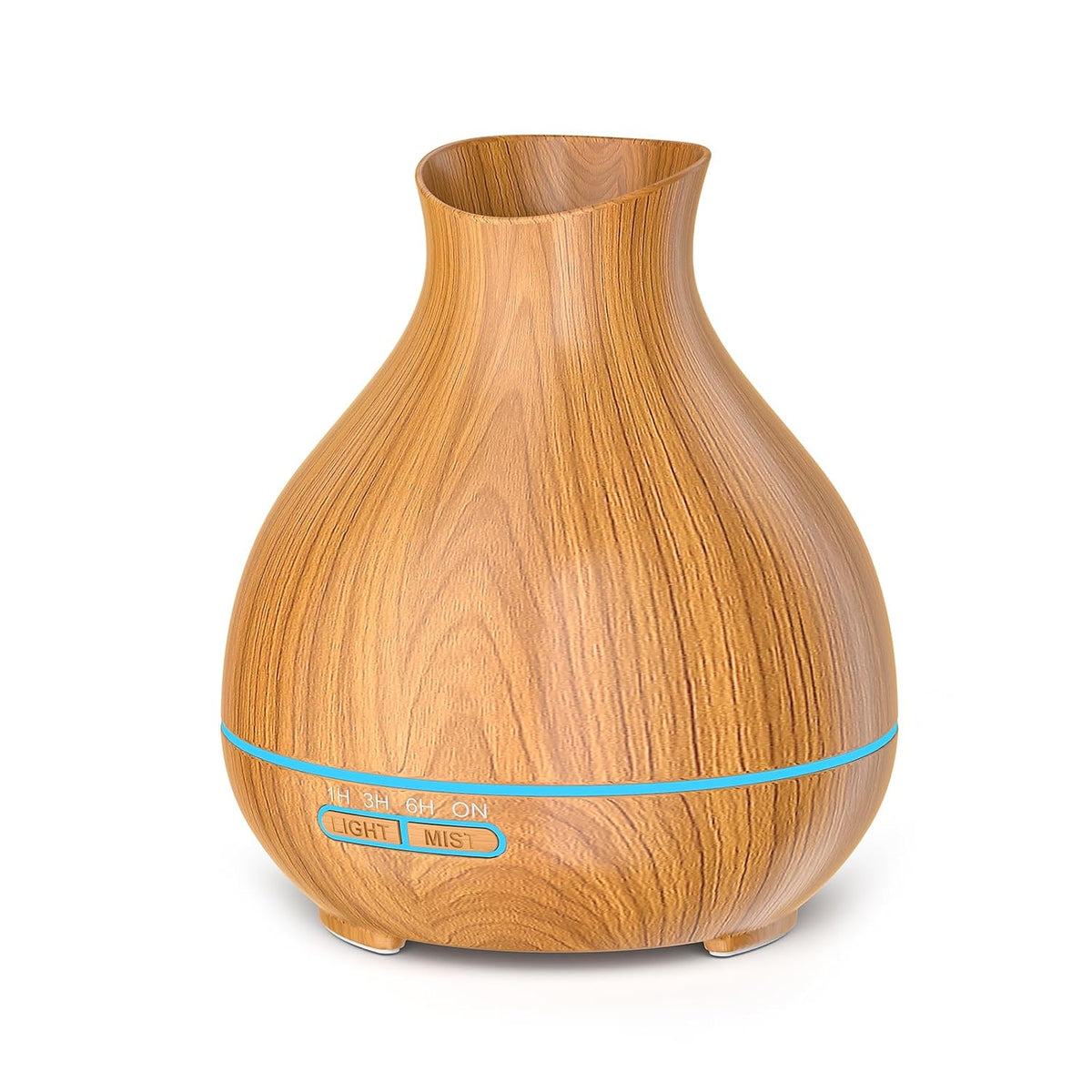 Aromatherapy Essential Oil Diffuser 550ml 12 Hours Wood Grain Aroma Diffuser with Timer Cool Mist Humidifier for Large Room
