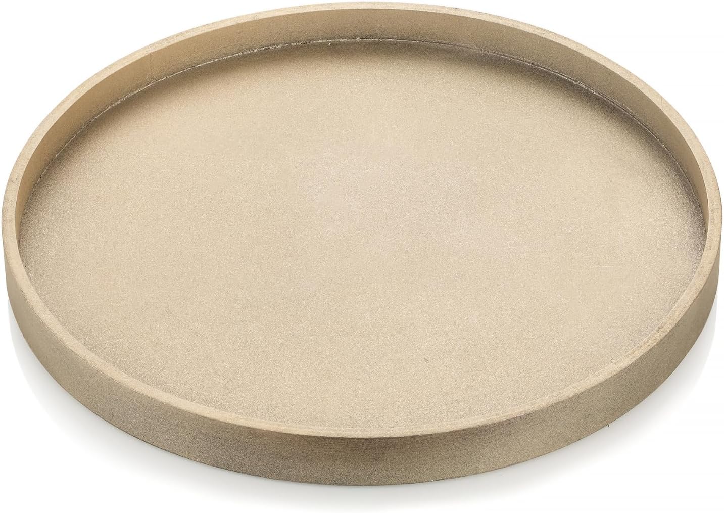 Hanobe Decorative Coffee Table Tray: Round Gold Tray for Home Decor - 12" Circle Ottoman Trays for Entryway Table Candle Holder Plate for Living Room Kitchen