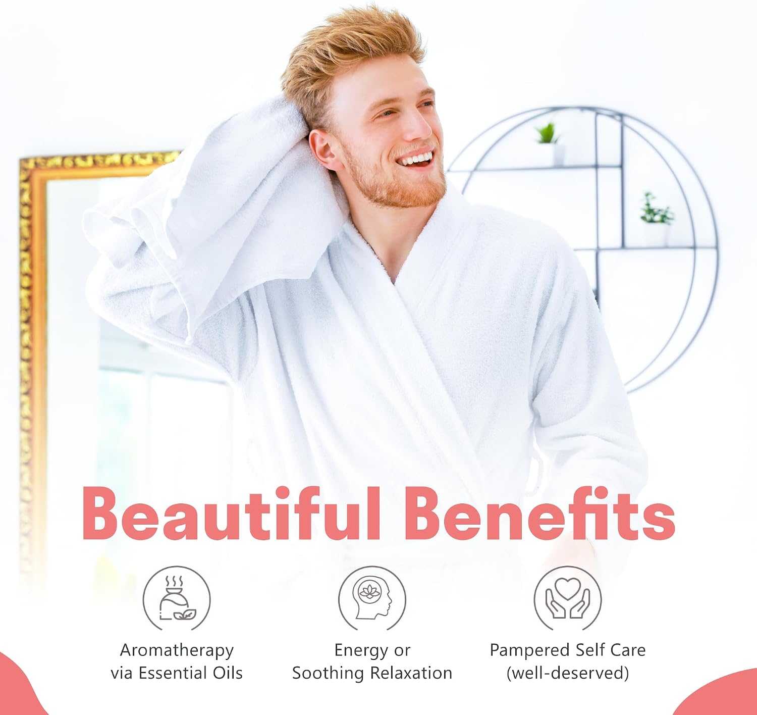 Relax Away Essence Shower Steamers 6 Pack - Essential Oil Aromatherapy - Tranquil, Citrus Mist, Breathe Ease, Teak Grove, Soft Slumber, Zest - Rejuvenate & Relax - Earth-Friendly Packaging