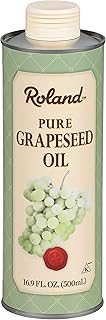 Roland Foods Pure Grapeseed Oil, 16.9 Ounce Can, Pack of 3