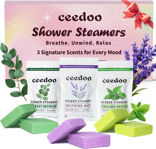 Shower Steamers Aromatherapy 6 Pack - Mother's Day for Teens & Adults