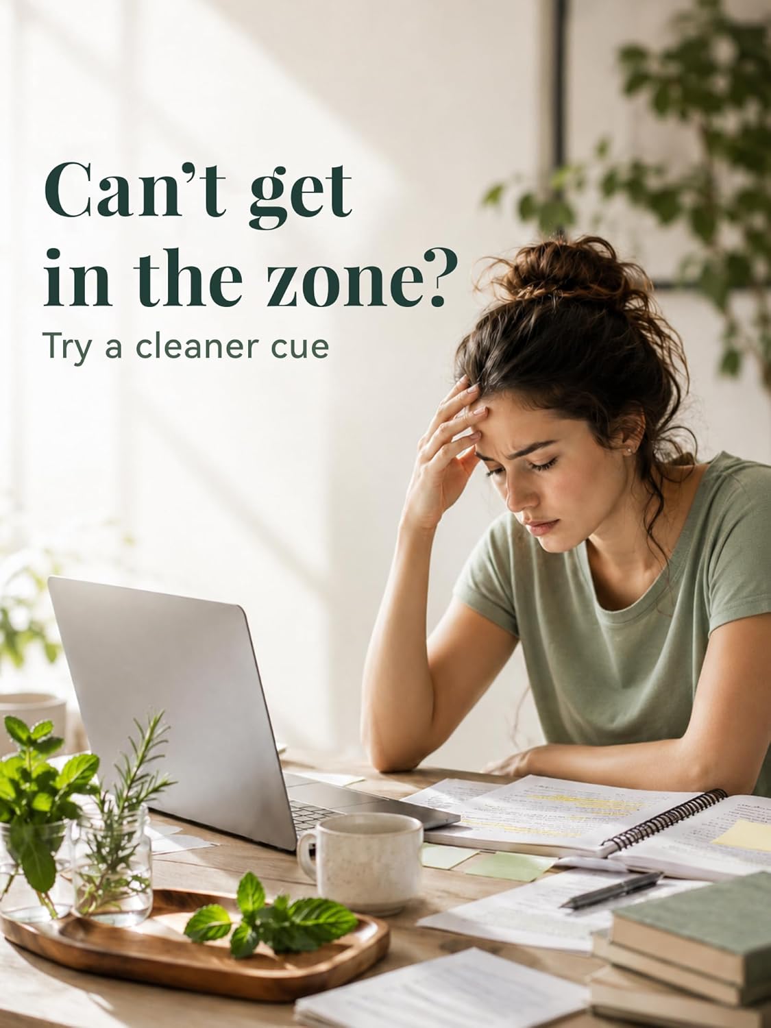 Clear Focus — A 100% Pure Essential Oil Blend, Cool-Citrus Herbal Blend that Keeps The Mood Alert and Focused, Fresh—Never Tense, Essential Oils for Diffusers for Home