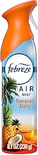 New & Improved Air Mist Hawaiian Aloha, Air Freshener, Home and Kitchen Essentials, Odor Fighting Room Spray, 8.1 oz bottle