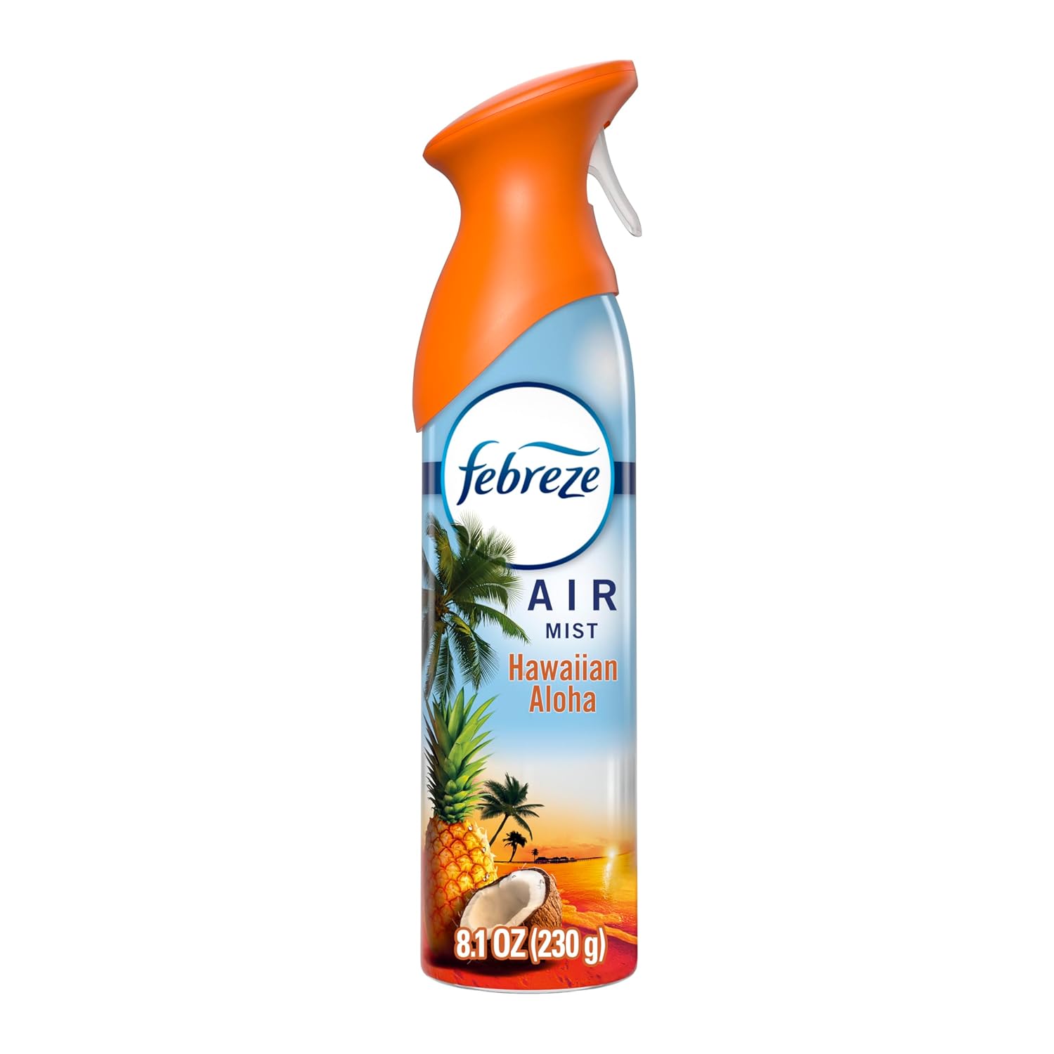 New & Improved Air Mist Hawaiian Aloha, Air Freshener, Home and Kitchen Essentials, Odor Fighting Room Spray, 8.1 oz bottle