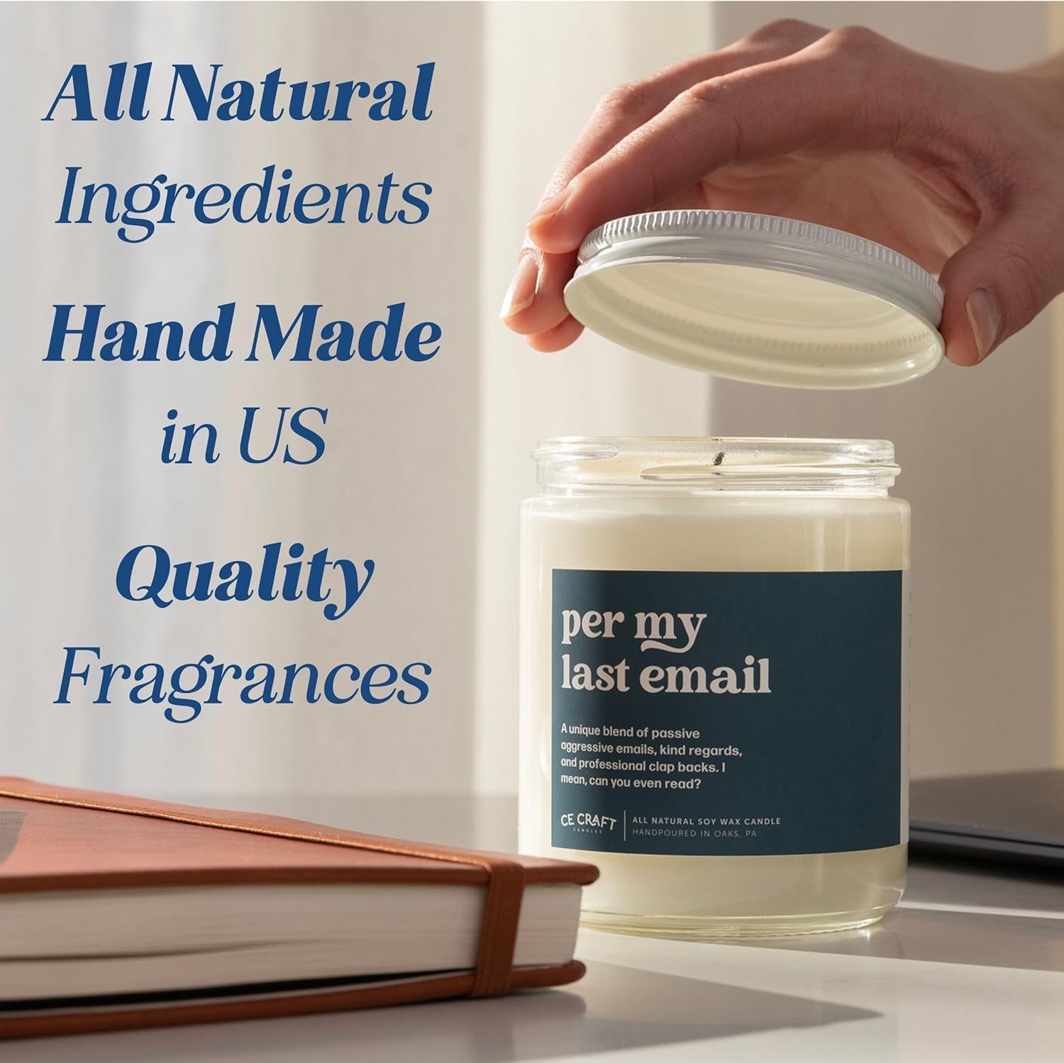Smells Like a Vikings Win Candle – Vikings Football Inspired Scented Candle – Vanilla Oak Fragrance – Hand-Poured Soy Wax – Gift for Vikings Fans, Home Decor, Man Cave, Game Day Essential