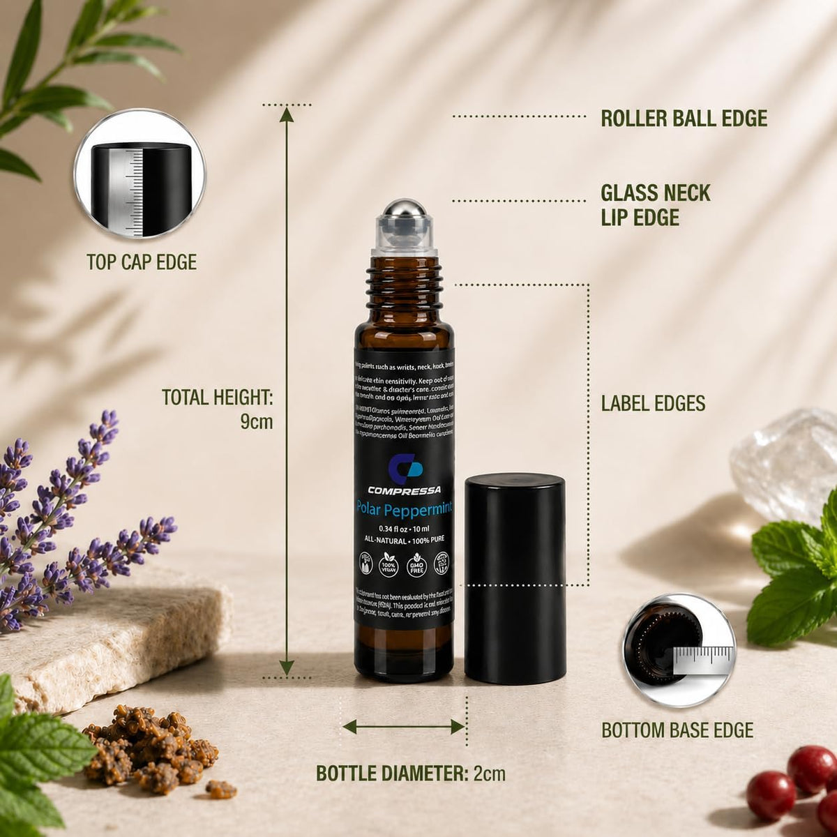 Polar Peppermint Essential Oil Roll-On 10 ml