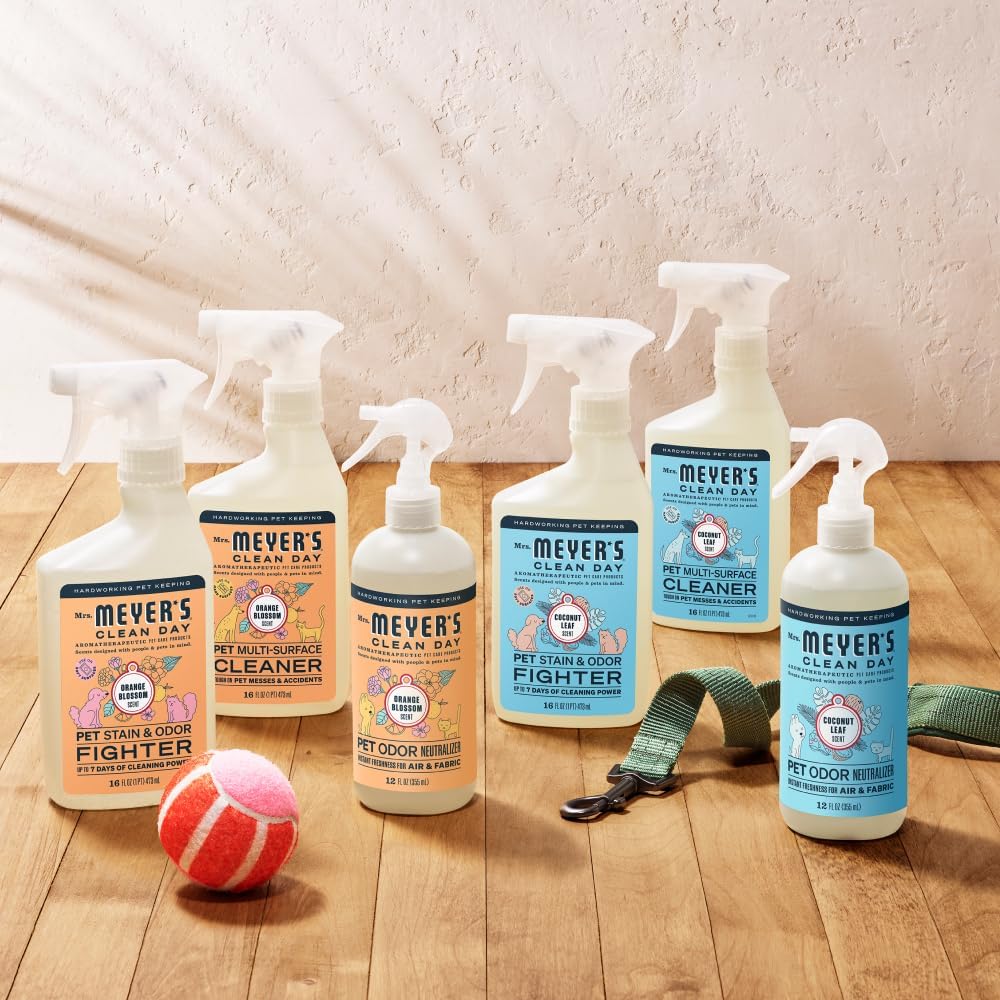 MRS. MEYER'S CLEAN DAY Pet Odor Neutralizer, Orange Blossom Scent, 12oz