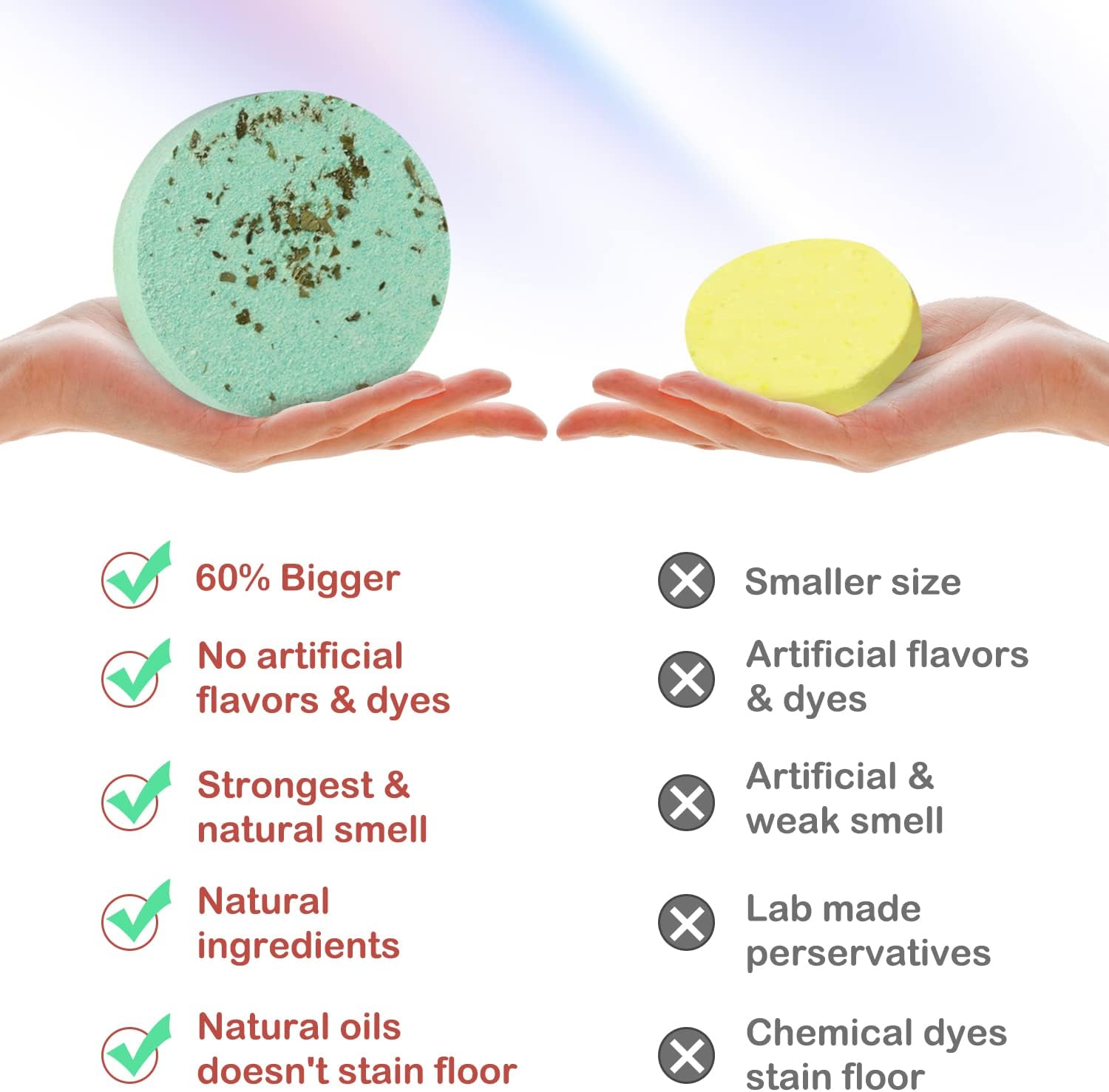 Shower Steamers Aromatherapy Shower Bombs Christmas Self Care Relaxation Gifts for Women and Men Includes Eucalyptus for Shower