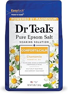 Dr Teal's Epsom Salt Soaking Solution, Chamomile, 48 Oz