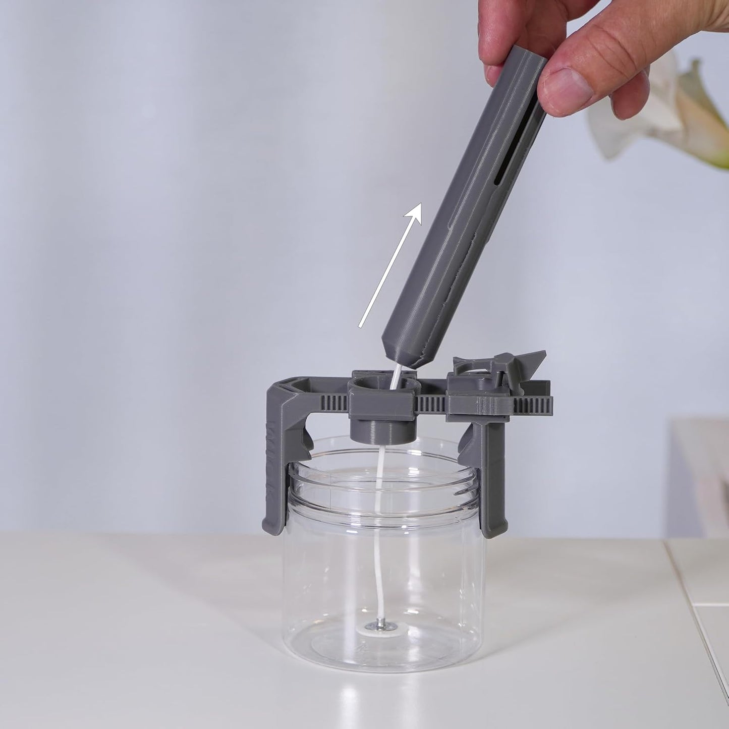 Wick Set Go Candle Wick Adjustable Centering Tool (Black - 1 Pack)