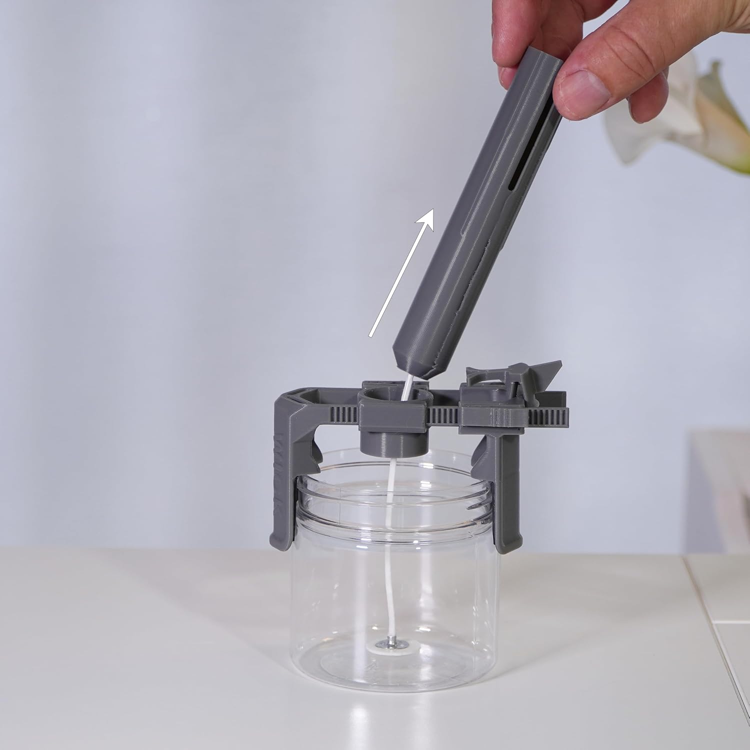 Wick Set Go Candle Wick Adjustable Centering Tool (Black - 1 Pack)