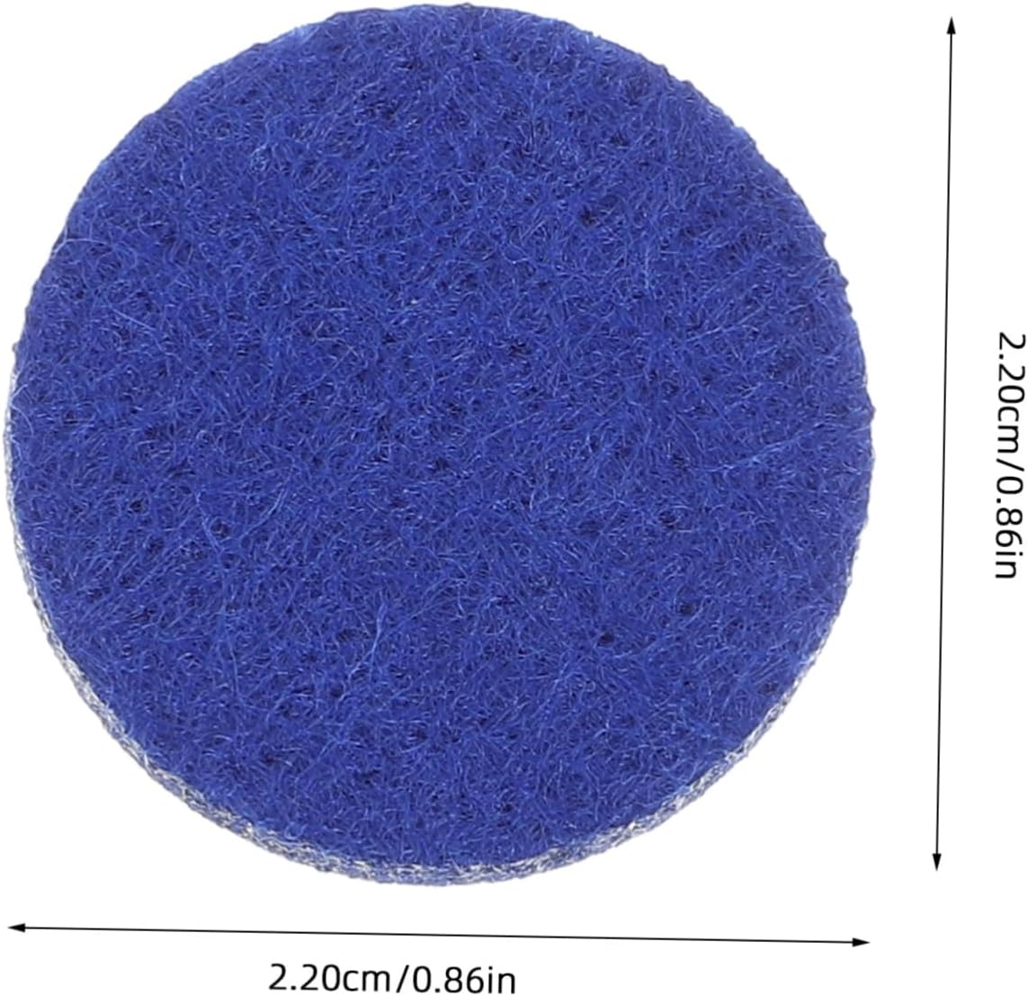 Ipetboom 100pcs Unscented Cotton Essential Oil Diffuser Pads High Absorption Mini Round Aromatherapy Refill Pads for Necklace Lockets Home Office Car Use