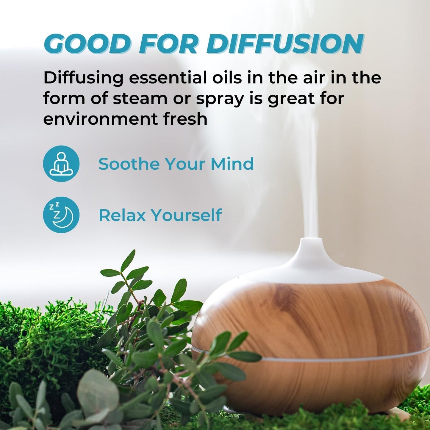 Essential Oils Blend Set, Relaxation Fragrance Gift for Women and Men, Natural Aromatherapy Kit for Diffuser, Home, Body Topical Massage (Dream, Breathe, Balance, Stress, Thief)