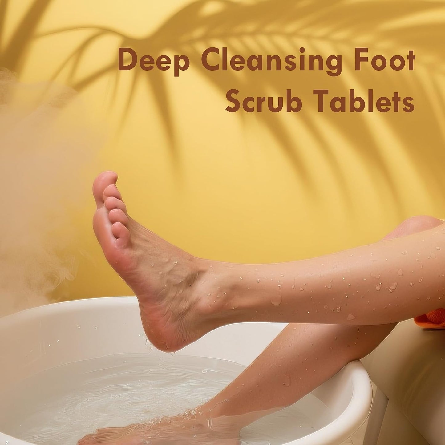 NOVAL Pedicure Spa Tablet - Fast Dissolving, Gentle & Portable Foot Soak for Softening Calluses & Hydrating Skin, Tiny Travel Size, Pineapple Scent