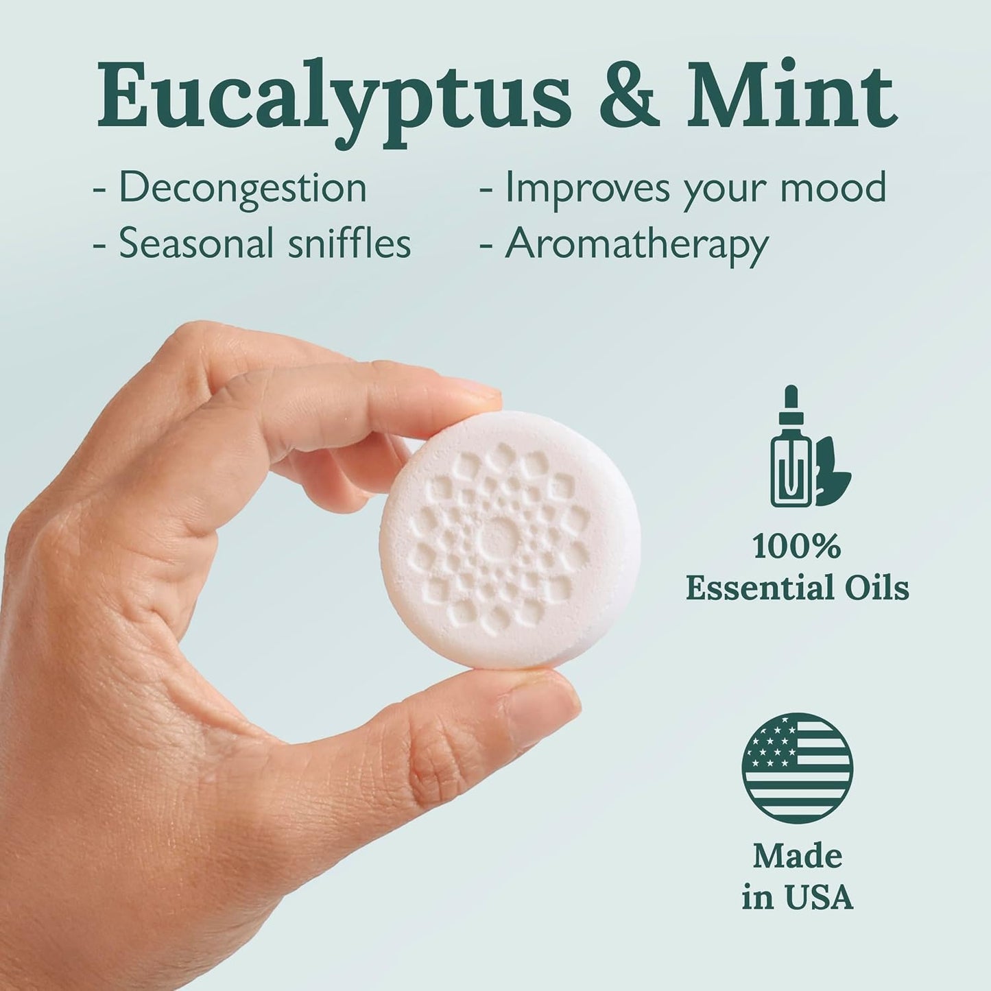 Breathe Easy Shower Steamers + Callus & Cracked Heel Cream with 40% Urea, Shea Butter and Organic Aloe Vera