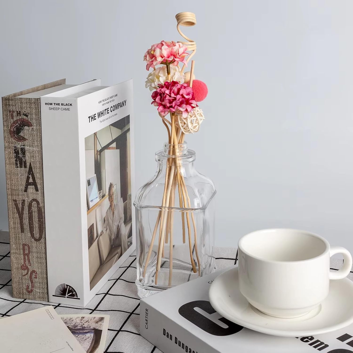 10 Pcs Reed Diffuser Stick, Rattan Flower Reed Fragrance Diffuser Set, Fragrance Diffuser Replacement Rattan Sticks Home Decor
