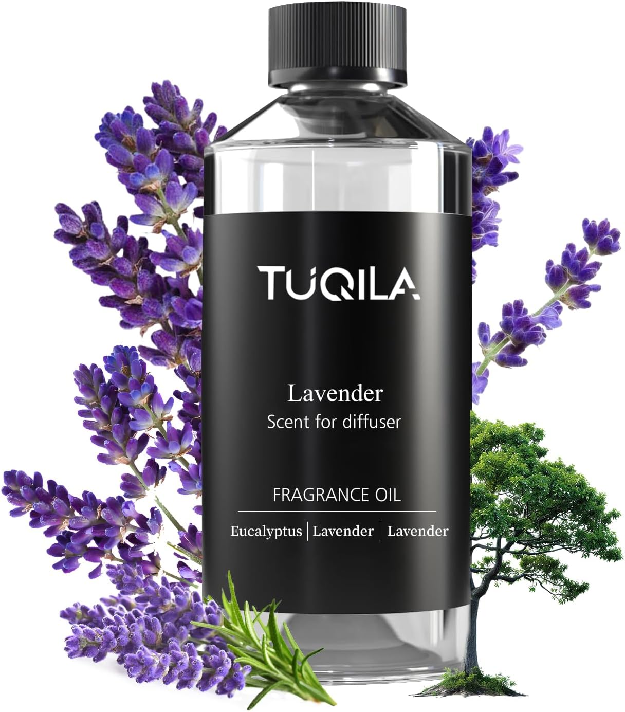 Lavender Oil Essential Oil for Waterless Diffuser 500ML, Aromatherapy Oils with Eucalyptus, Sage, Anise for Waterless Cold Air DiffuserS, Hotel Scent for Home, Spa, Office and Hotel Scenting