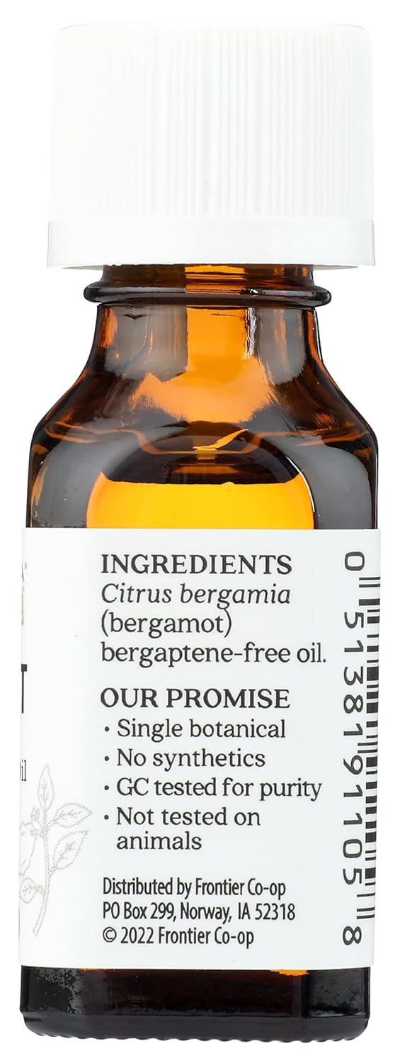 Aura Cacia, Oil Essential Bergamot, 0.5 Fl Oz