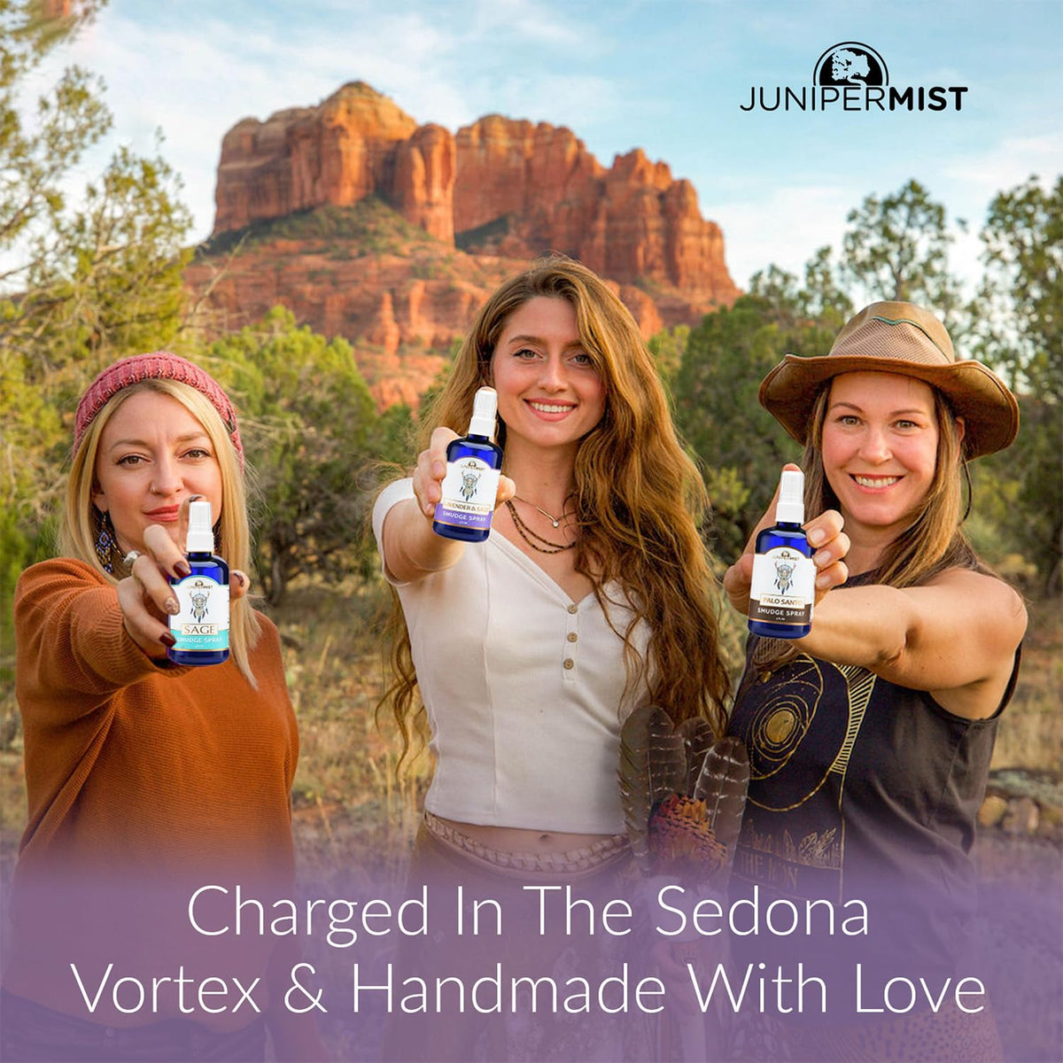 Lavender &amp; Sage Smudge Spray (114ml), Lavender Spray with White Sage Aromatherapy Mist, Calm &amp; Cleansing Negative Energy, Spiritual Room Spray, Smokeless Smudge Spray, Yoga Spray