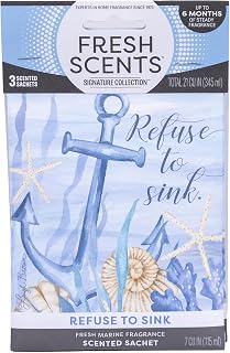 Fresh Scents | Scented Sachet Packet | Refuse to Sink | Air Freshener Bags for Drawers, Closets, Cars | 3 Pack | Long Lasting Home Fragrance