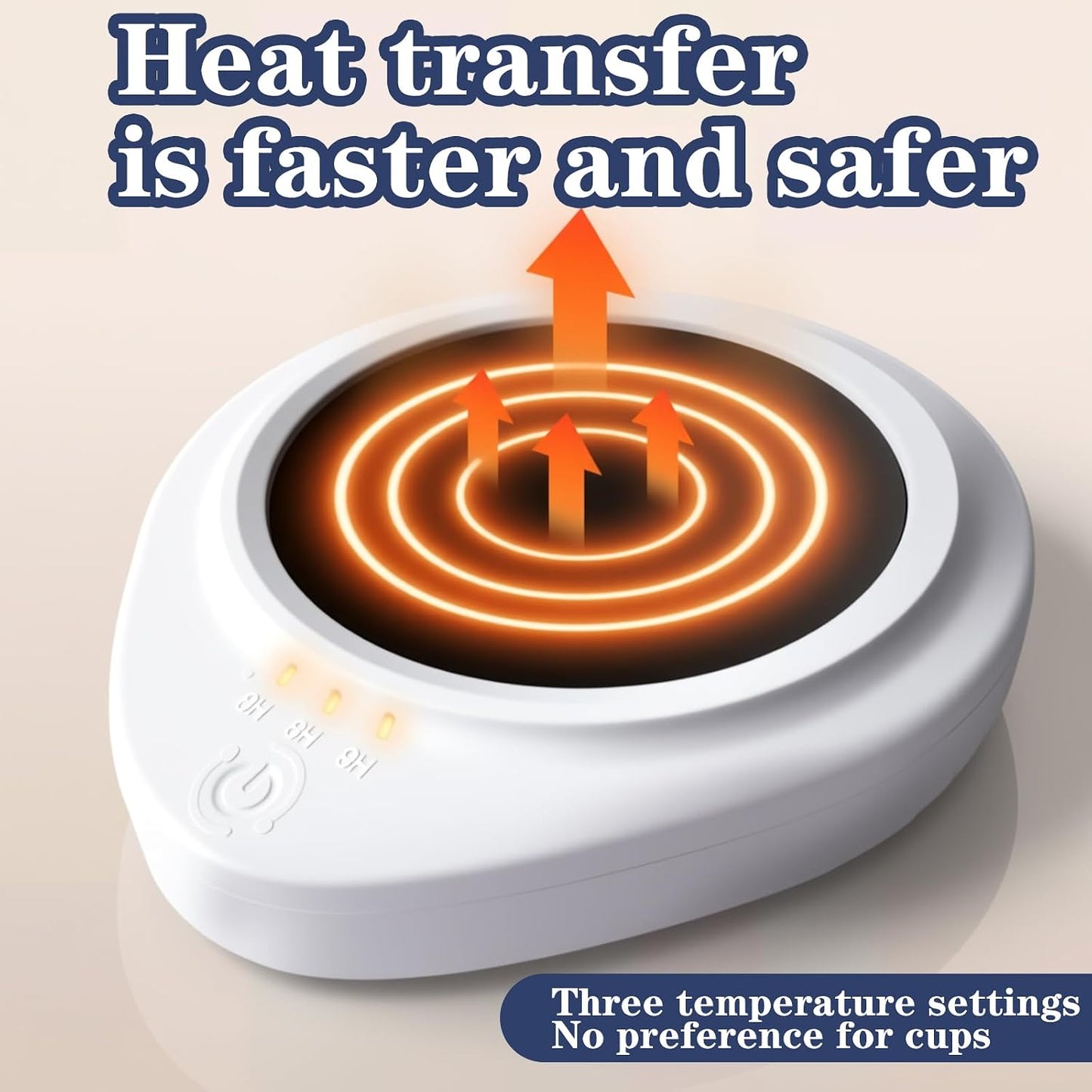 Candle Warmer with Timer,Coffee Cup Warmer with Timer,Fastest Heating & Highest Temperature，Three time Gears (3H, 6H, 9H),Coffee Cup Warmer for Desk,Candle Warmer,Comes with a Cup ﻿