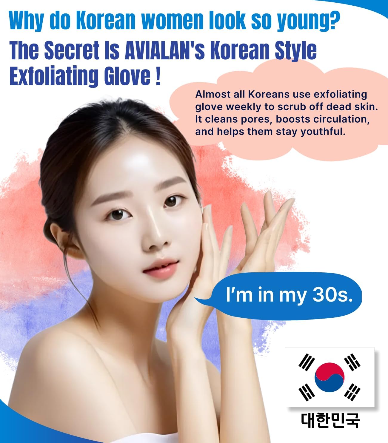Exfoliating Glove Korean Skin Care Body wash loofah face Lip Body Scrub Dry Brushing Body Brush Foot Back Scrubber scrubbing Bathing Sponge Black Head Remover Gloves (Red)