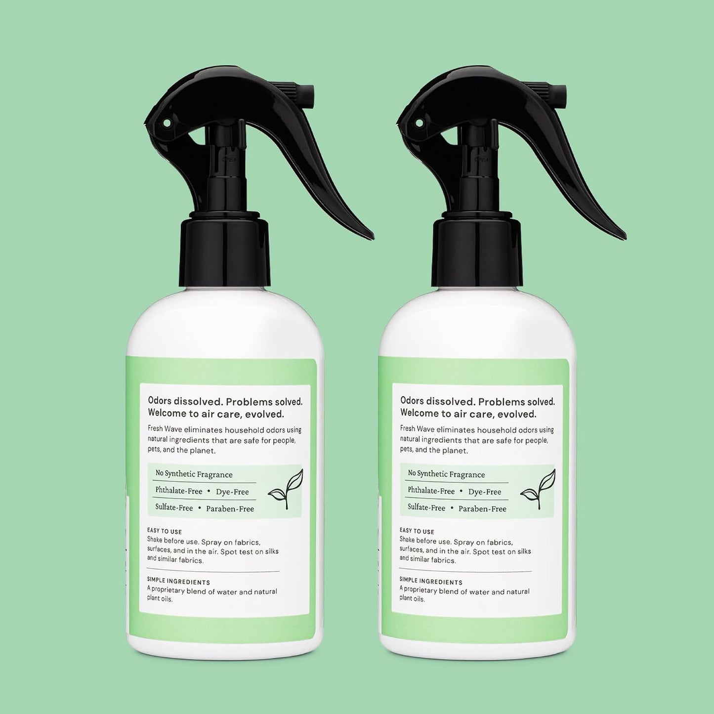 Fresh Wave Original Scent Odor Removing Spray, 8 fl. oz. | Pack of 2 | Odor Absorber for Home, Furniture, Fabrics & Trash | Safer Odor Relief