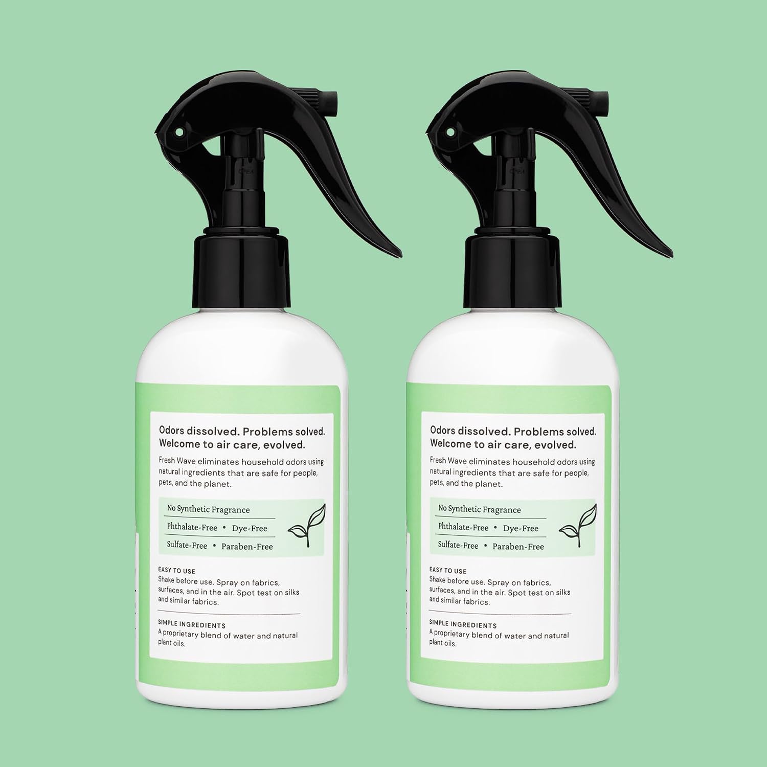 Fresh Wave Original Scent Odor Removing Spray, 8 fl. oz. | Pack of 2 | Odor Absorber for Home, Furniture, Fabrics & Trash | Safer Odor Relief