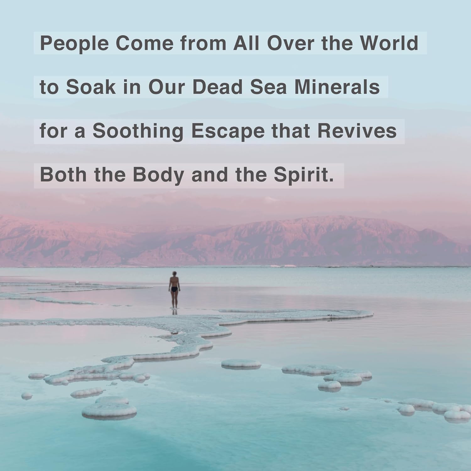 One with Nature 100% Dead Sea Bath Salt for Soaking - 5LB Unscented with High Mineral Content, Magnesium, Sulfur, Zinc, Potassium. Skin Nourishing and Exfoliating. Resealable and Recyclable Container