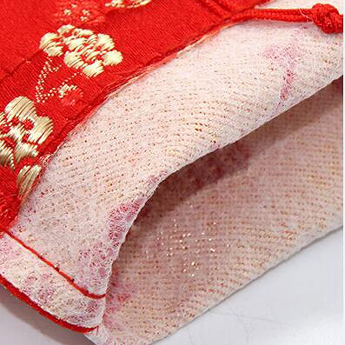 20 Pcs Drawstring Sachets Bags,Silk Brocade Bags,Plum Pattern Sachets with Tassels to Make Portable Ssachets,Pendants,Aromatherapy,Decorations.